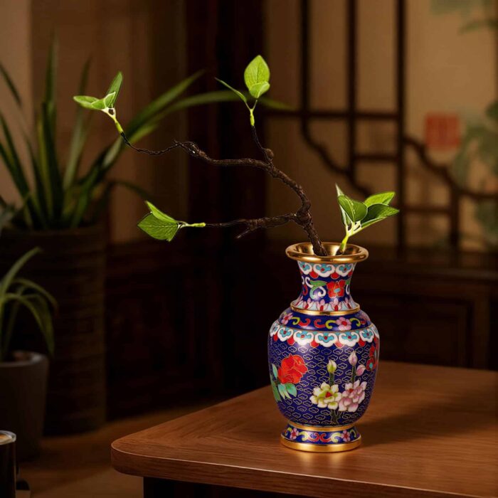 Vases for Flower Elegant Enamel Metal Decorative Vase - Image 4