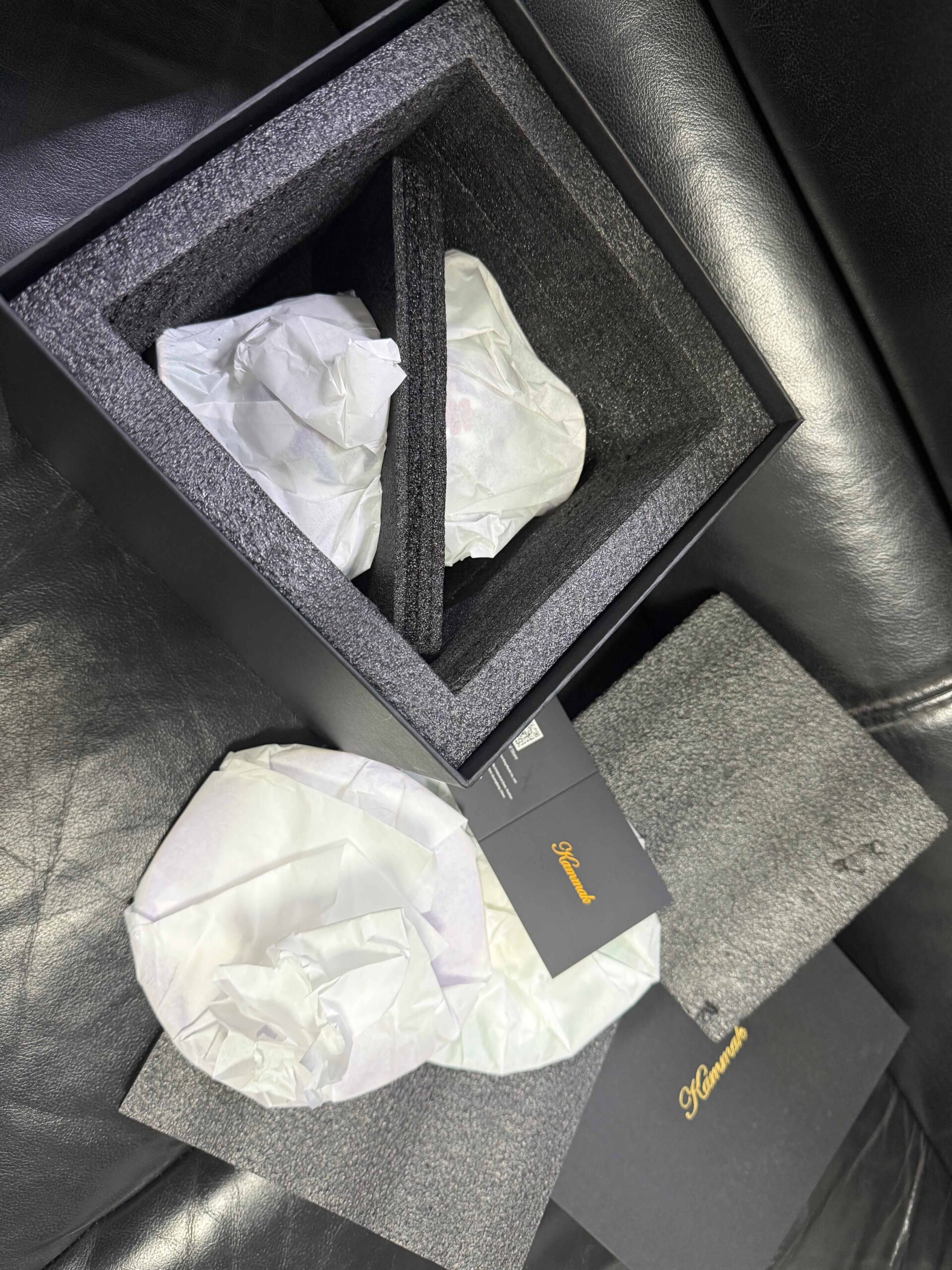 Foam cushioning insert for glassware packaging to reduce movement and manage vibration in transit