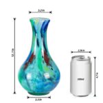 KAMMAK handcrafted art glaze vase - decorative vase for floral arrangements and home decor