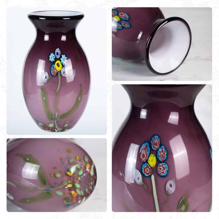 KAMMAK-Vintage Style Art Glass Vase - Classic Heavy Crystal Design