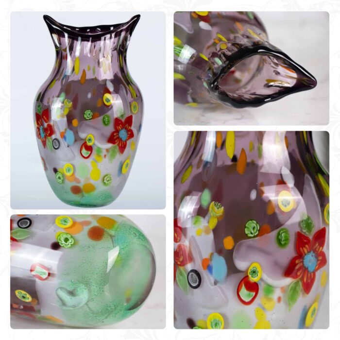 KAMMAK-Oriental Inspired Crystal Vase - Feng Shui Home Decor