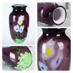 KAMMAK-Retro Look Colored Glass Vessel - Mid-Century Modern Vibe