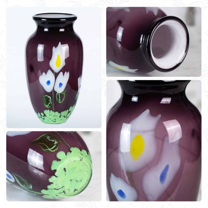 KAMMAK-Retro Look Colored Glass Vessel - Mid-Century Modern Vibe