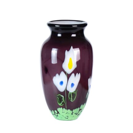 KAMMAK-Retro Look Colored Glass Vessel - Mid-Century Modern Vibe