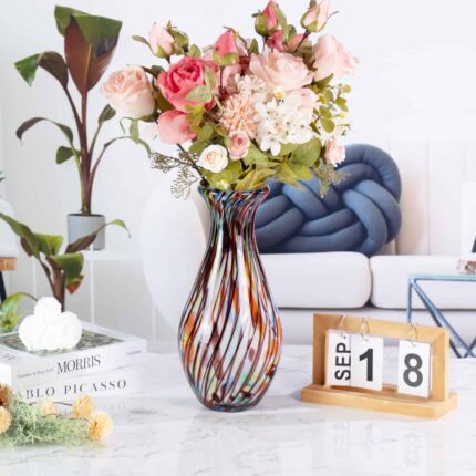 KAMMAK-Sleek Modern Crystal Vase - Thick Glass Quality