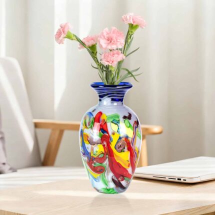 KAMMAK-Contemporary Geometric Crystal Vase - Unique Sculptural Design