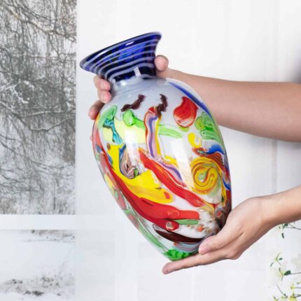 KAMMAK-Contemporary Geometric Crystal Vase - Unique Sculptural Design