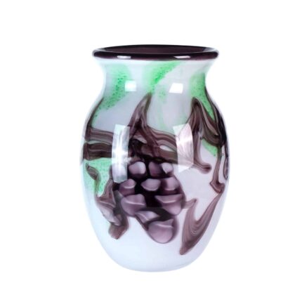 KAMMAK-Short Round Crystal Vase - Cute Tabletop Decor