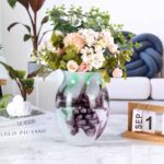 KAMMAK-Short Round Crystal Vase - Cute Tabletop Decor
