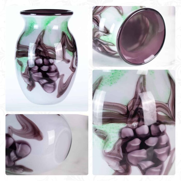 KAMMAK-Short Round Crystal Vase - Cute Tabletop Decor