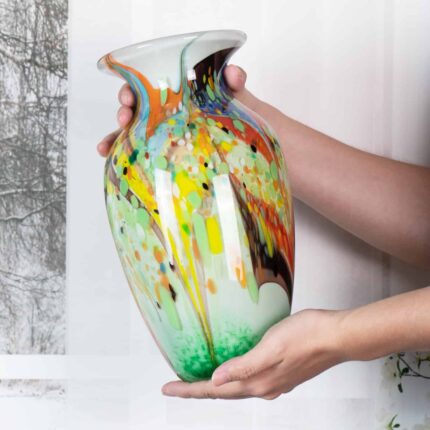 KAMMAK-Modern Minimalist Glass Vase-Sophisticated Art Glass