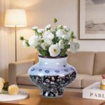 KAMMAK-Artistic Blown Style Glass Vase - Unique Pattern