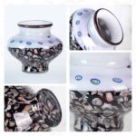 KAMMAK-Artistic Blown Style Glass Vase - Unique Pattern