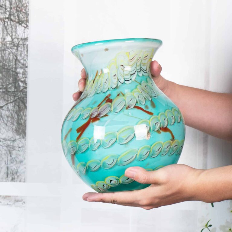 KAMMAK 8HPJG070 glass vase detail image 4 in product description