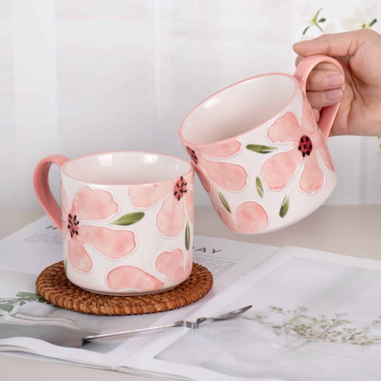 KAMMAK 8KPHYN012 ceramic cup and saucer detail image 3 in product description