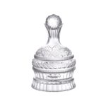 Crystal Wine Decanter, 1600ml Rotatable Glass Decanter with Stopper, Lead-Free Elegant Red Wine Carafe, Unique Wine Aerator for Bar, Party, Anniversary, Home, Banquet, Idea Gift...