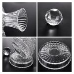 Crystal Wine Decanter, 1600ml Rotatable Glass Decanter with Stopper, Lead-Free Elegant Red Wine Carafe, Unique Wine Aerator for Bar, Party, Anniversary, Home, Banquet, Idea Gift...