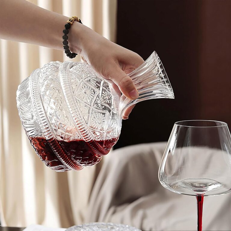 KAMMAK 8SXOJ001 glass decanter detail image 3 in product description