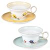 KAMMAK 8CZRX003+04 ceramic cup and saucer side angle view showing silhouette