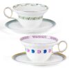 KAMMAK 8CZRX005+06 ceramic cup and saucer side angle view showing silhouette