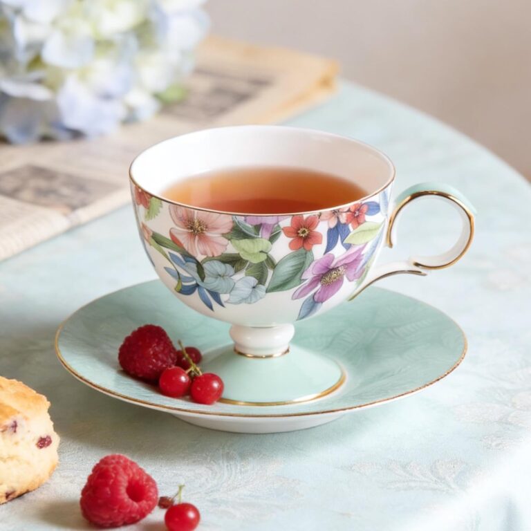 KAMMAK 8CZRX007+08 ceramic cup and saucer detail image 3 in product description