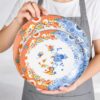 KAMMAK 8CZYX010 decorative serving plate styled on dining table image 1