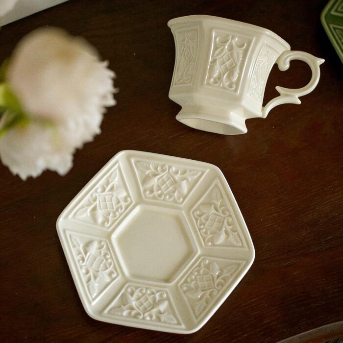 KAMMAK Cream Lacework Ceramic cup