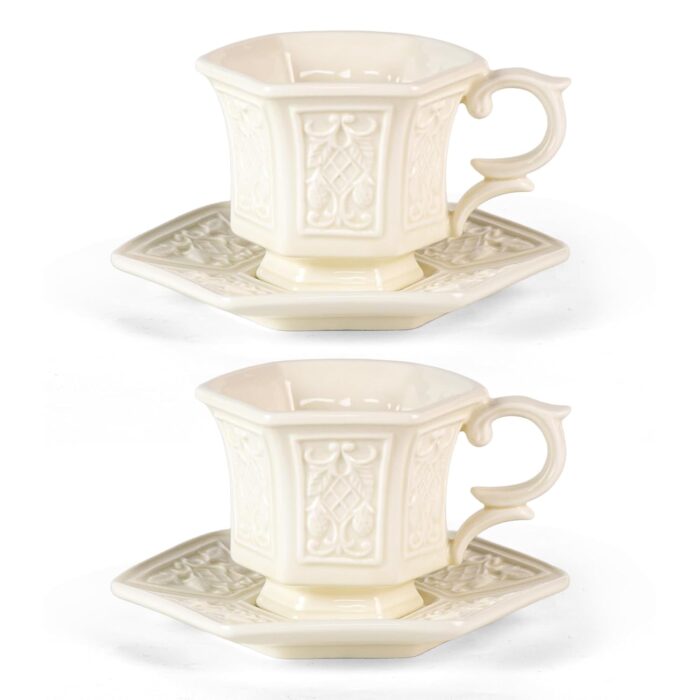 KAMMAK Cream Lacework Ceramic cup