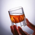 KAMMAK Crystal Whiskey Glasses Set of 2, Handcrafted 2.03oz Old Fashioned Glasses Stemless, Luxury Cocktail Glasses, Hand Blown Scotch Cup for Women, Men Barware Gift for...