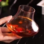 KAMMAK Shot Glasses,9.4oz Crystal Cognac Glasses Set of 2, Stemless Brandy Glass, Elegant Clear Snifters Glasses Ideal for Outdoor, Wedding, Party, Birthday, Anniversaries,...