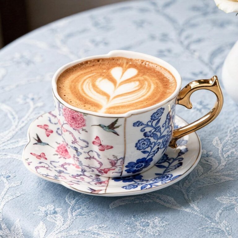 KAMMAK 8CZYX018 ceramic cup and saucer detail image 4 in product description