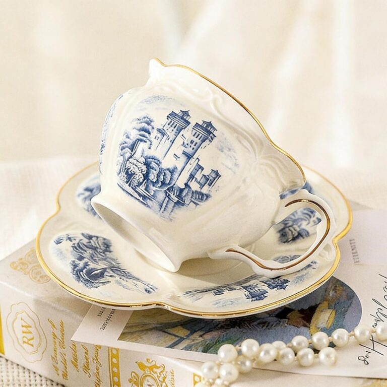 KAMMAK 8CZSY001 ceramic cup and saucer detail image 4 in product description