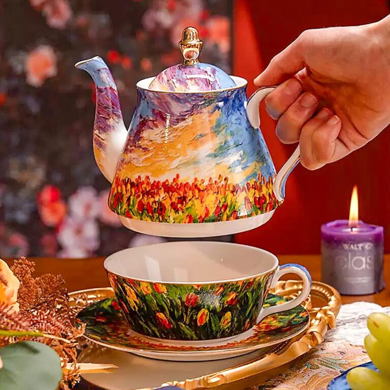 KAMMAK 8CZYX007 ceramic teapot detail image 4 in product description
