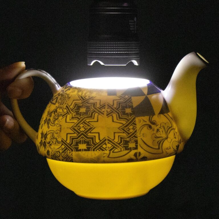KAMMAK 8CZYX017 ceramic teapot detail image 4 in product description
