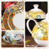 KAMMAK 8CZYX016 ceramic teapot shape and proportion detail image 3