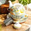 KAMMAK 8CZYX016 ceramic teapot styled home decor setting image 5