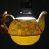 KAMMAK 8CZYX016 ceramic teapot scale and proportion view image 6