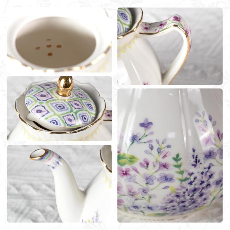 KAMMAK 8CZYX014 ceramic teapot detail image 2 in product description