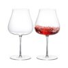 KAMMAK Wine Glasses Set of 2, 15 oz Hand Blown Crystal Bordeaux Wine Glasses, Thin Rim & Long Stem, Perfect for Red & White, Daily Use, Wedding Anniversary or Birthday Gift with... KAMMAK 8KPDSXY029 wine glasses front view for product display