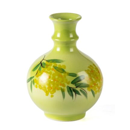 KAMMAK Colored Ceramic Vase, Beautiful Hand-Painted Decorative Vase, Modern Art Porcelain Vase for Flower Mantle Dining Table Centerpiece, Entryway Living Room Wedding...