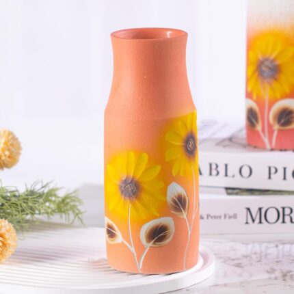 KAMMAK Colored Ceramic Vase, Beautiful Hand-Painted Decorative Vase, Modern Art Porcelain Vase for Flower Mantle Dining Table Centerpiece, Entryway Living Room Wedding...