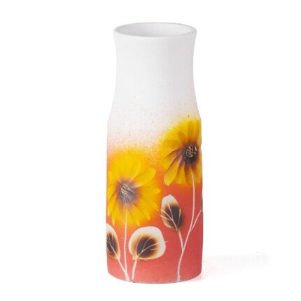 KAMMAK Colored Ceramic Vase, Beautiful Hand-Painted Decorative Vase, Modern Art Porcelain Vase for Flower Mantle Dining Table Centerpiece, Entryway Living Room Wedding...