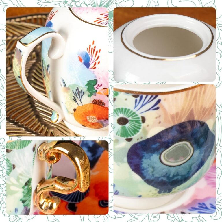 KAMMAK 8CZYX003 ceramic teapot detail image 4 in product description