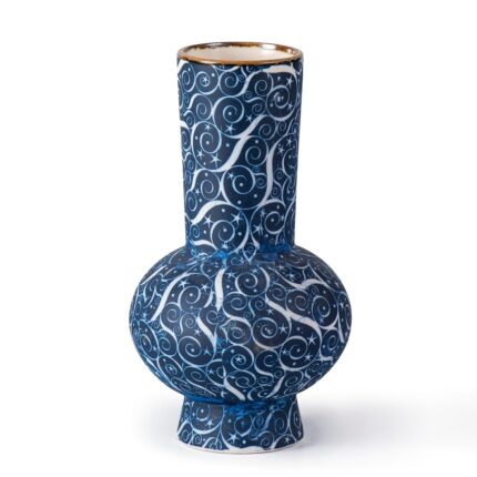 Modern Ceramic Vase, Decorative Flower Vases for Home, Pottery Vases for Living Room, Kitchen, Bedroom, Shelf, Rustic Farmhouse, Bookshelf, Table Décor（ZH025）