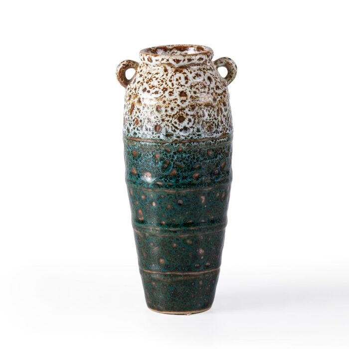 Modern Ceramic Vase, Decorative Flower Vases for Home, Pottery Vases for Living Room, Kitchen, Bedroom, Shelf, Rustic Farmhouse, Bookshelf, Table Décor（ZH016）