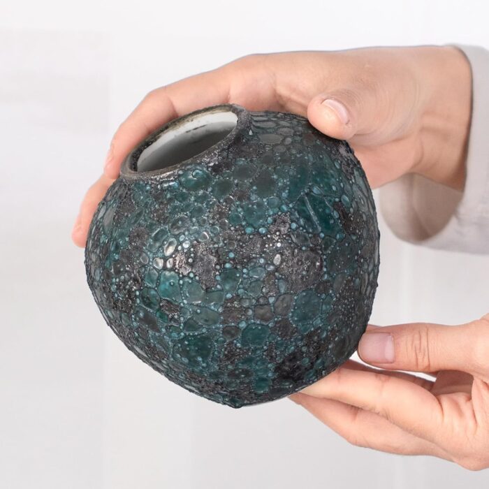 Modern Ceramic Vase, Decorative Flower Vases for Home, Pottery Vases for Living Room, Kitchen, Bedroom, Shelf, Rustic Farmhouse, Bookshelf, Table Décor（ZH017）