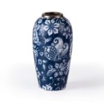 Modern Ceramic Vase, Decorative Flower Vases for Home, Pottery Vases for Living Room, Kitchen, Bedroom, Shelf, Rustic Farmhouse, Bookshelf, Table Décor（ZH06）