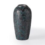 Modern Ceramic Vase, Decorative Flower Vases for Home, Pottery Vases for Living Room, Kitchen, Bedroom, Shelf, Rustic Farmhouse, Bookshelf, Table Décor（ZH018）