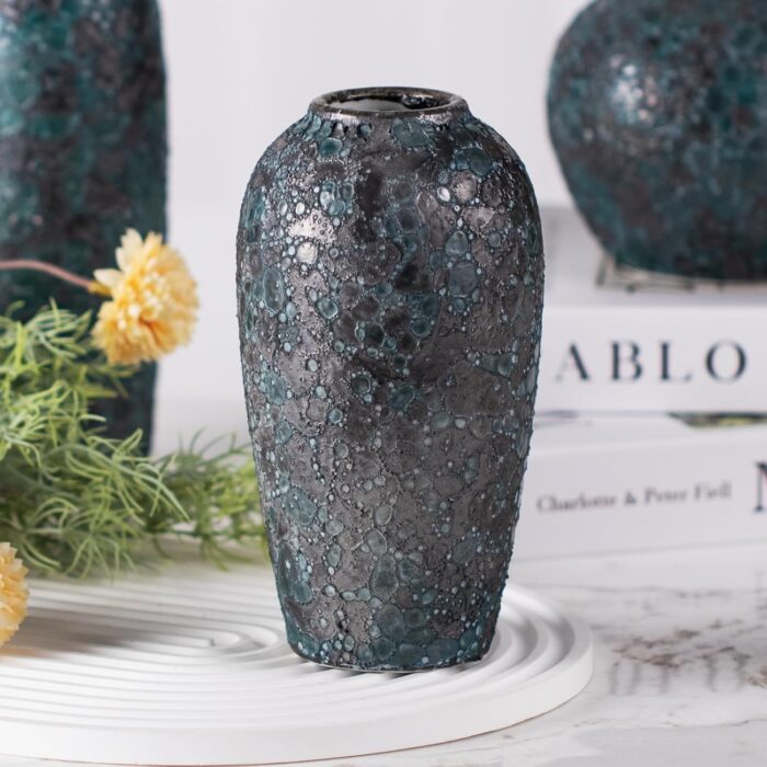 Modern Ceramic Vase, Decorative Flower Vases for Home, Pottery Vases for Living Room, Kitchen, Bedroom, Shelf, Rustic Farmhouse, Bookshelf, Table Décor(ZH018) Modern Ceramic Vase, Decorative Flower Vases for Home, Pottery Vases for Living Room, Kitchen, Bedroom, Shelf, Rustic Farmhouse, Bookshelf, Table Décor(ZH018)