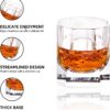 Crystal Whiskey Glasses Set, 6.76 oz (200 ml) KAMMAK 3 KAMMAK 7KPSP924N whiskey glasses close-up material texture detail image 4